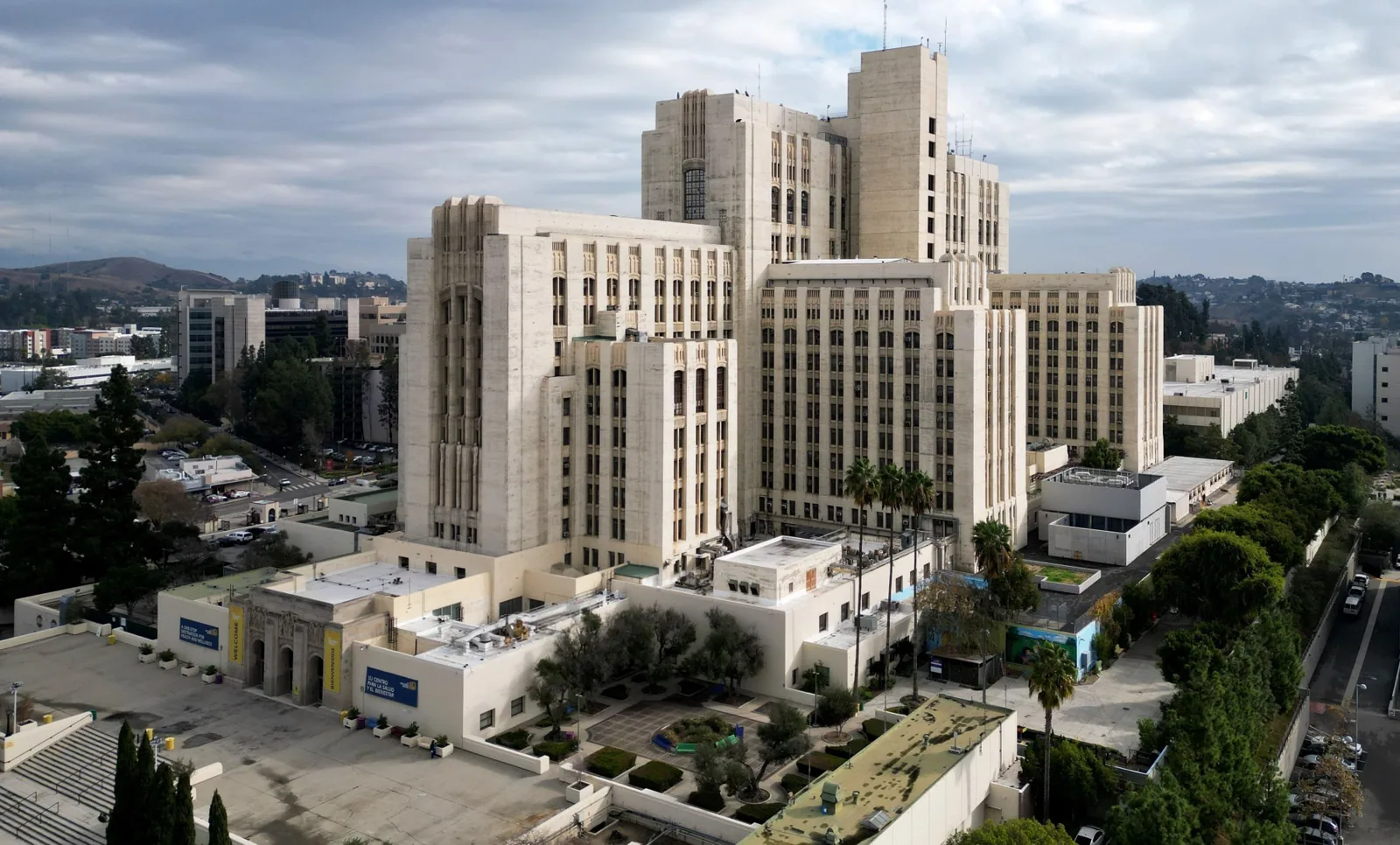 the assigned hospital roof's equipment connection