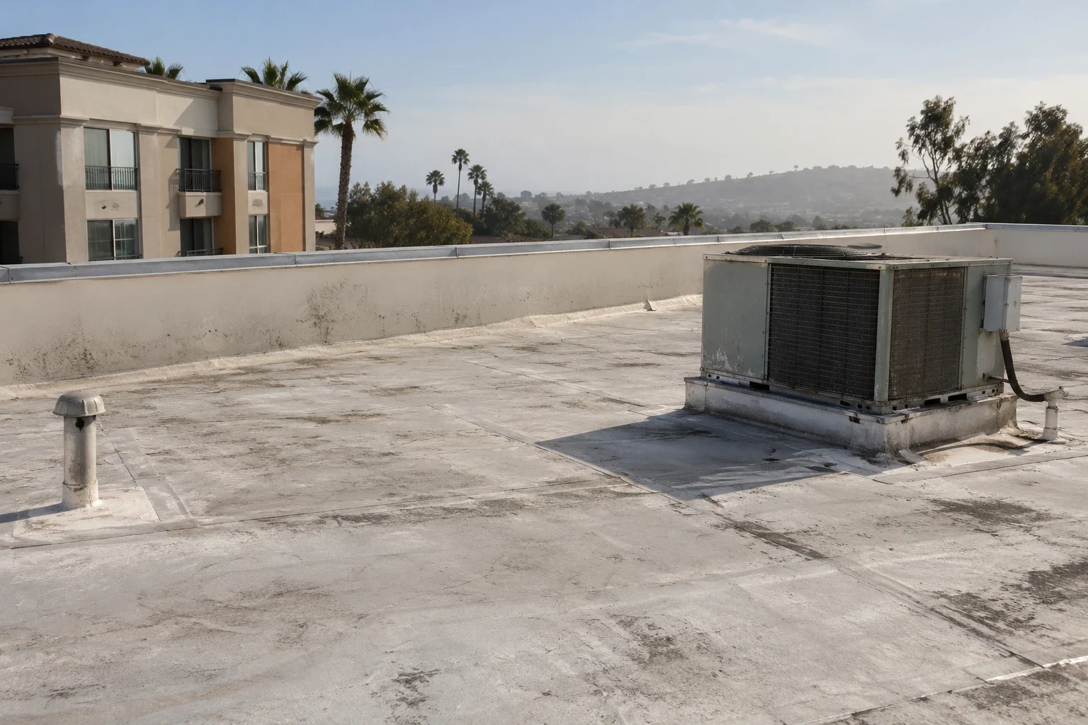 hotel protective-roof restoration decision