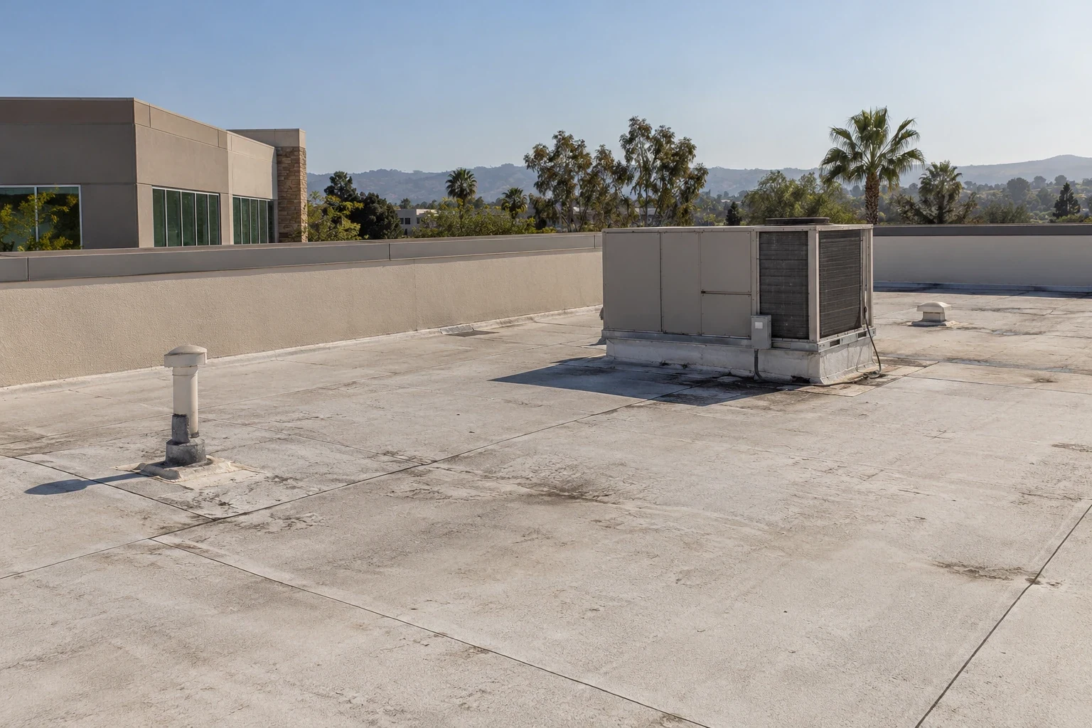 Medical office exterior connection preparation