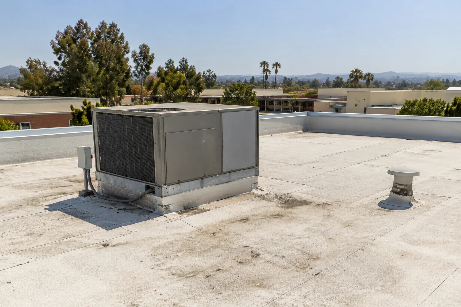 an assigned school roof